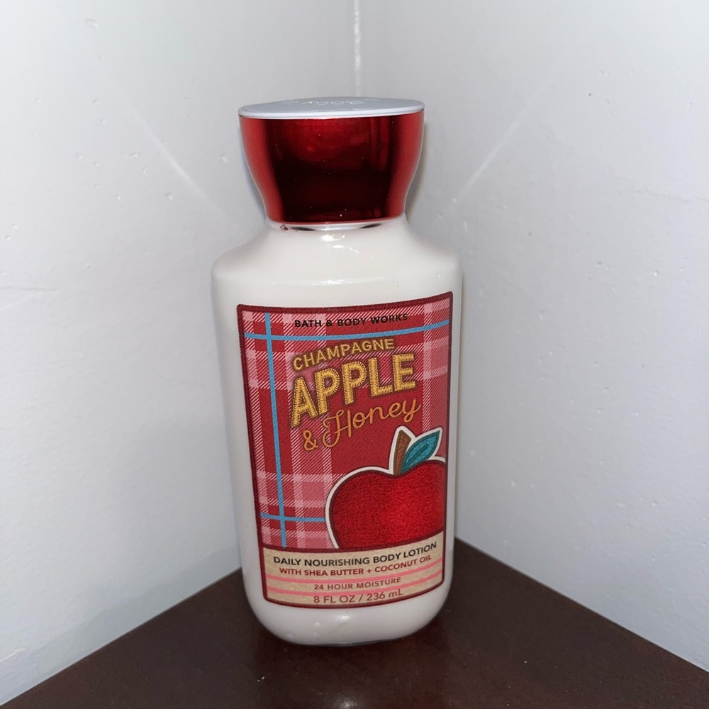 Champagne Honey and Apple Bath and Body Works lotion!